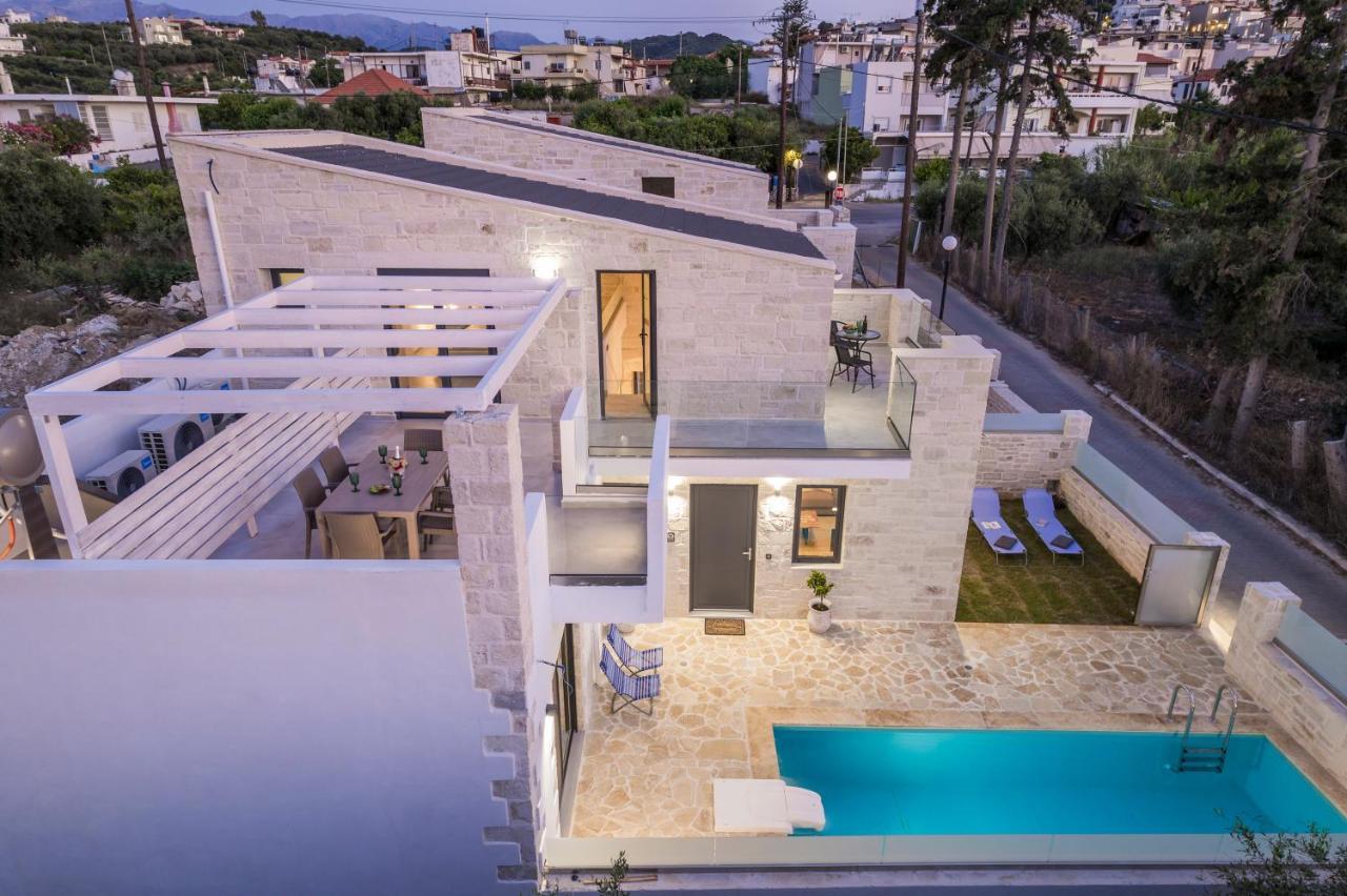 Megalith Villas Agia Marina Buitenkant foto